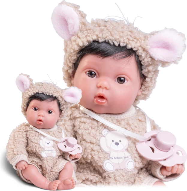 Picolín Baby Bär - realistische Puppe 21 cm