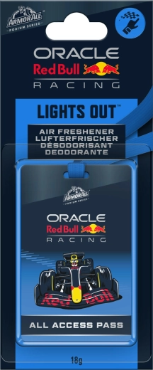 Hängender Auto-Lufterfrischer Armor All Oracle Red Bull Lights Out – All Access Pass mit Kordel
