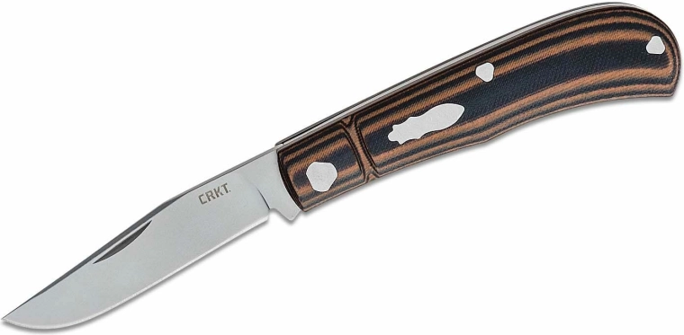 CRKT Venandi Brown Klapp-Taschenmesser 8 cm, schwarz-braun, G10