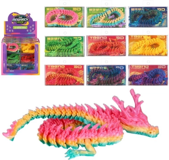Antistress-3D-Bewegungsdrache, 27 cm - 1 Stück
