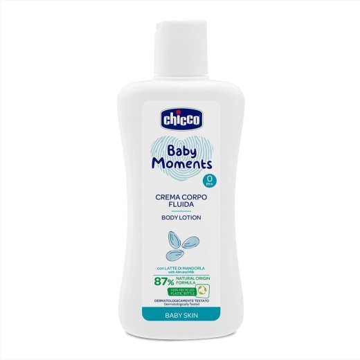 Chicco Mandel-Körpermilch Baby Moments 200 ml