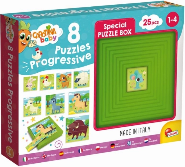Progressives Puzzle CAROTINA Baby – Bauernhof