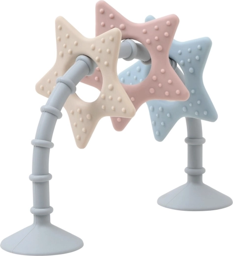 Shnuggle Stick n play star sensorisches Spielzeug und Beißring