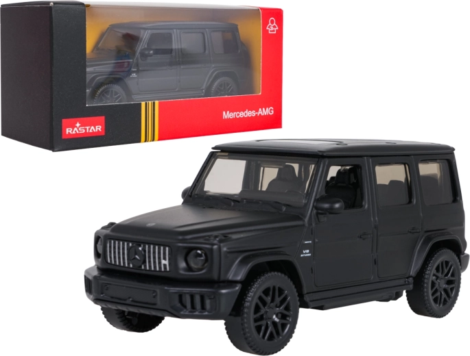 Metallmodell Mercedes-AMG G63 Rastar im Maßstab 1:43, schwarz