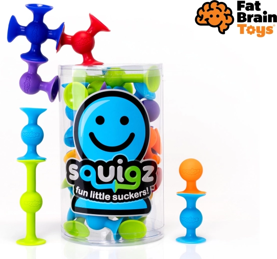 Squigz Silikon-Bausteine mit Saugnäpfen – Starter-Set 22 Stk.