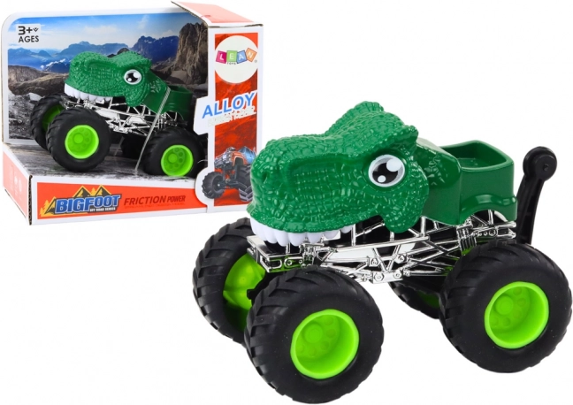 Geländewagen-Spielzeug Dino mit großen Gummireifen – Grün