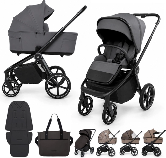 Muuvo Kombikinderwagen 2-in-1 Fold Iron Graphite