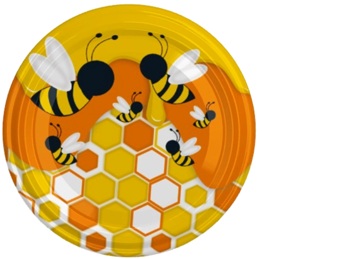Deckel fi66 mit Bienenmotiv – 1100 Stk.