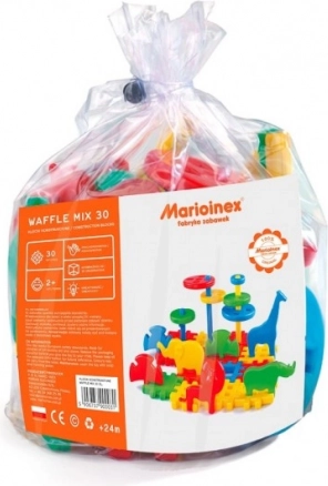 Bausteinset MARIOINEX Waffle Mix 30 – ZOO-Set