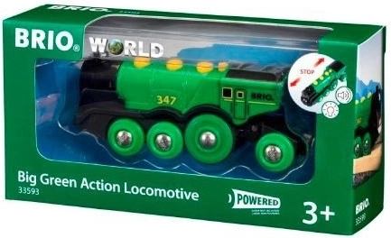 Brio klassische grüne batteriebetriebene Lokomotive