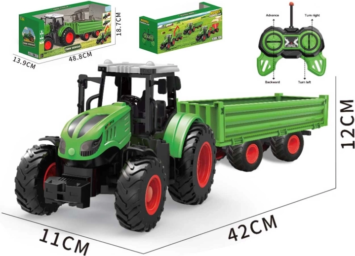 R/C-Traktor mit Anhänger (ferngesteuert)