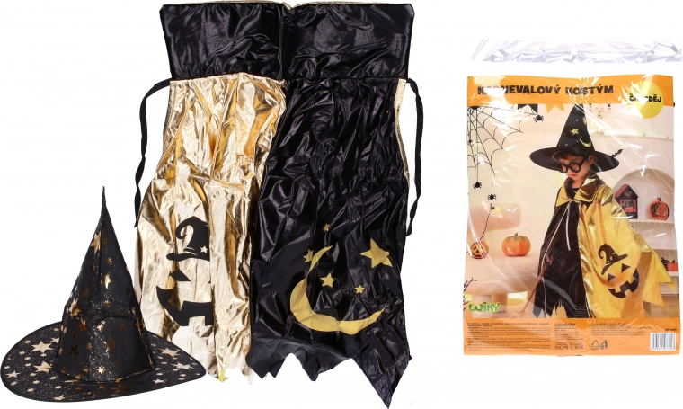 Karnevalkostüm Zauberer für Kinder 80 cm