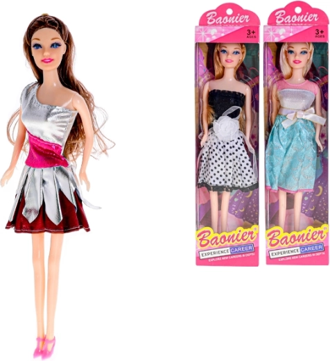 Gelenkige Modepuppe 29 cm in Geschenkbox