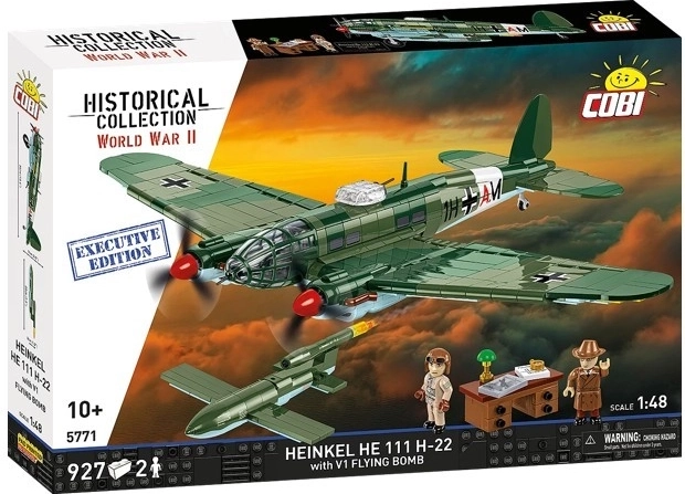 COBI-Bausatz Heinkel He 111 H-22 mit fliegender Bombe V1 (1:48)