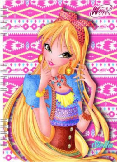 Notizbuch A5 WinX Club 120 Seiten mit Spiralbindung – 1 Stück