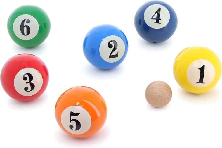 Vilac Holz-Pétanque-Spiel im Billard-Stil