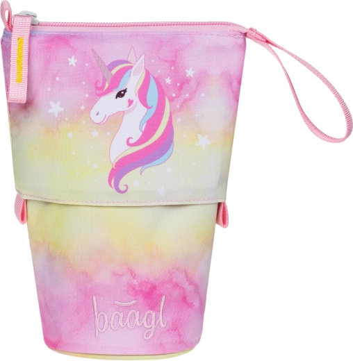 BAAGL Schulmäppchen Pastelkovník Rainbow Unicorn GRS