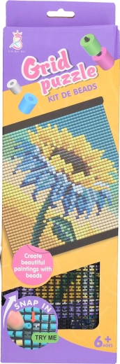 Perlenmosaik Sonnenblume 31 × 32,5 cm