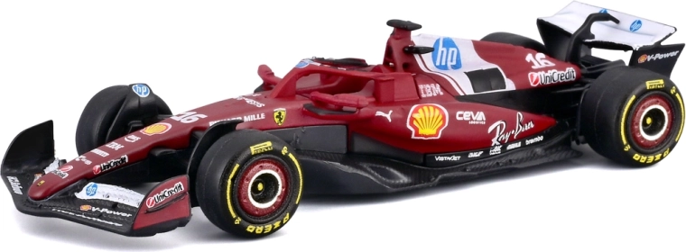 Bburago Ferrari SF-25 (2025) Charles Leclerc #16 – Formel-1-Modell 1:64 im Blister