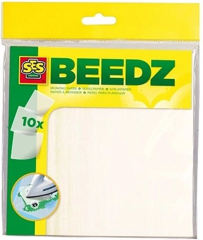 SES Bügelpapier für Bügelperlen (10 Stück)