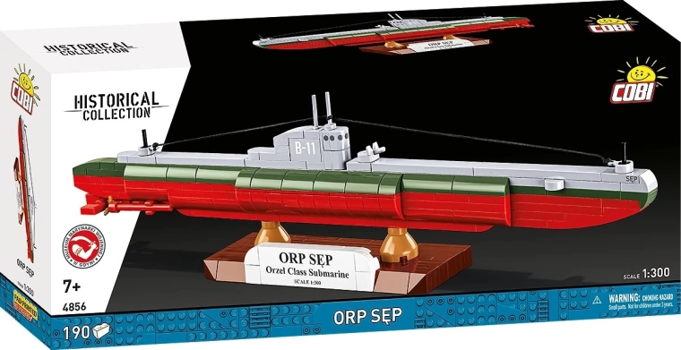Bausatz U-Boot ORP Sęp 1:300 (190 Teile) – COBI Historical Collection