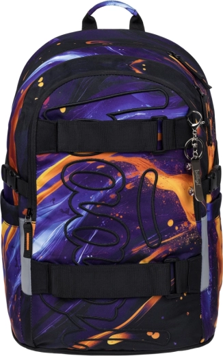 Schulrucksack Baagl Skate Vibe aus recycelten Materialien