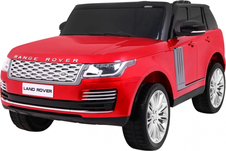 Elektrisches Kinderauto RANGE ROVER HSE für 2 Kinder, rot, mit Fernbedienung und Audiopanel