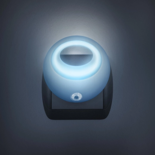 Nächtliches LED-Licht Phenom mit Sensor, blau