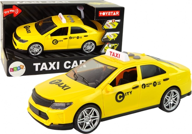 Taxi-Auto 1:14 mit Licht und Geräuschen – gelb
