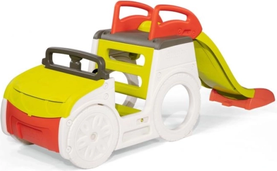 Smoby Abenteuer-Auto mit Rutsche und Sandkasten