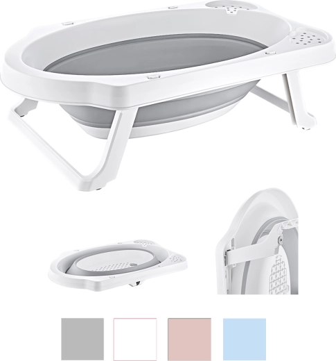 Faltbare Babybadewanne 33 l, 80 × 45,5 × 24 cm