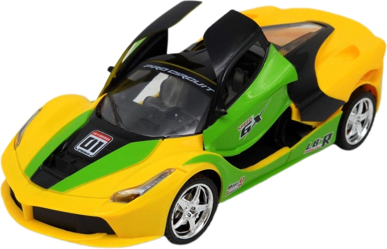 Ferngesteuertes Sportauto mit LED-Lichtern, rot – 1 Stück