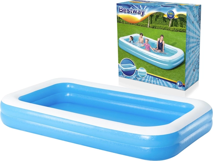 Familien-Aufstellpool aufblasbar 305 × 183 × 46 cm BESTWAY