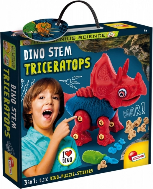 Konstruktionsset I'm A Genius Dino Steam - Triceratops