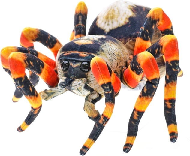 Plüschspinne braun 25 cm