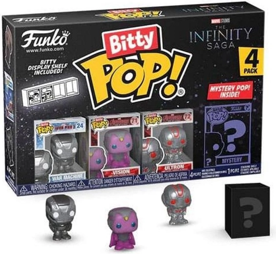 Funko Bitty Pop! Marvel Iron Man – Packung mit 4 Figuren