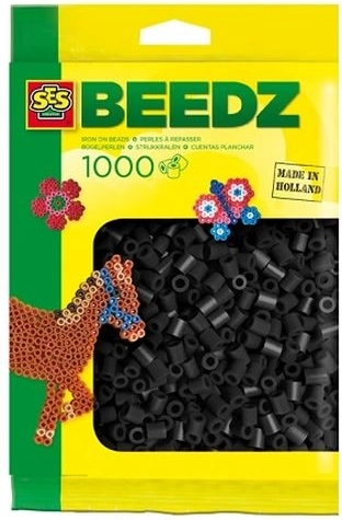SES Creative Bügelperlen schwarz 1000 Stück