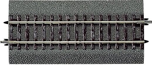 Roco Line Gerade Gleis mit Unterlage