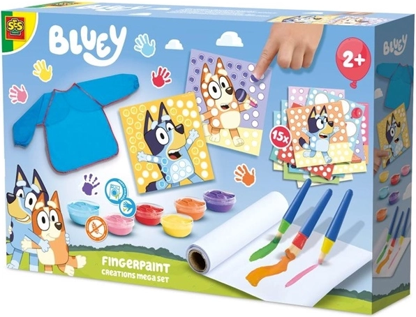 SES Creative Bluey Mega-Fingerfarben-Set