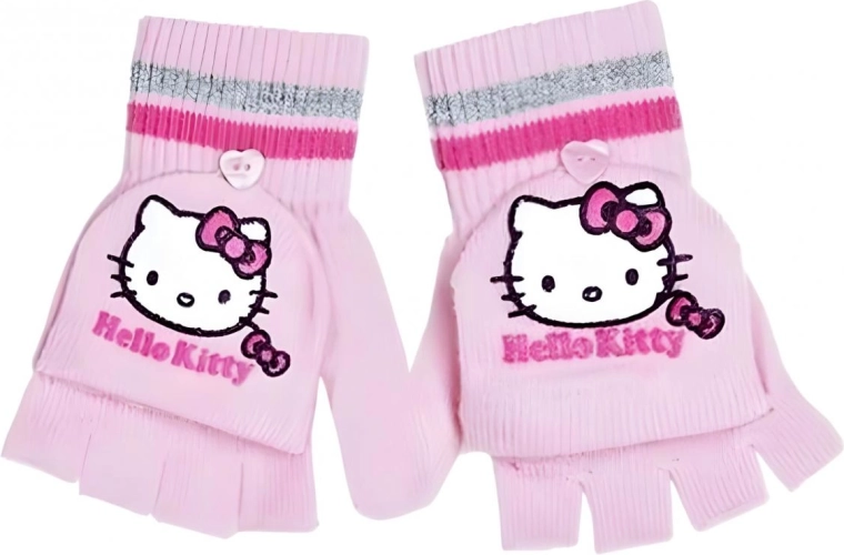 Handschuhe 2 in 1 Hello Kitty - 1 Stück