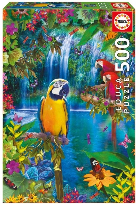 Puzzle 500 Teile, Tropisches Paradies