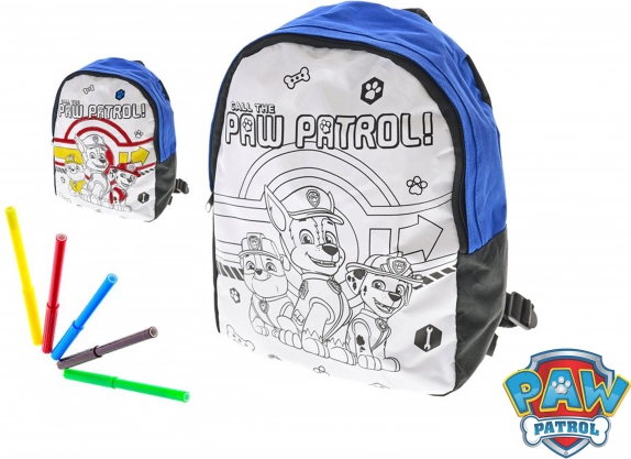 Ausmal-Rucksack PAW Patrol