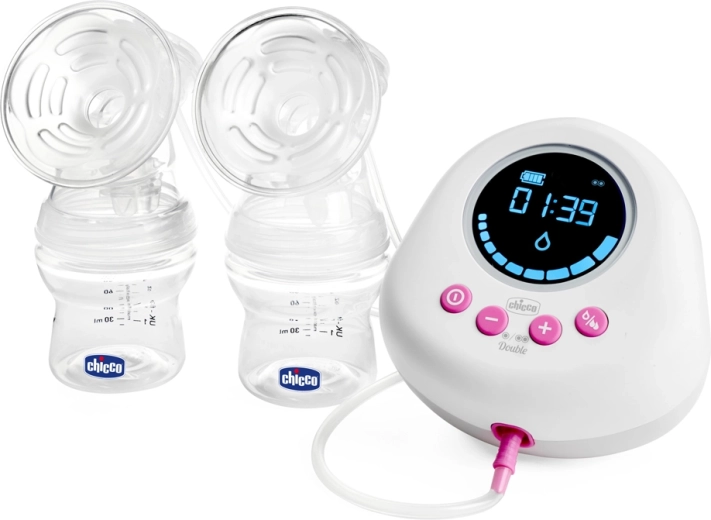 Chicco doppelte elektrische Milchpumpe Double Pink