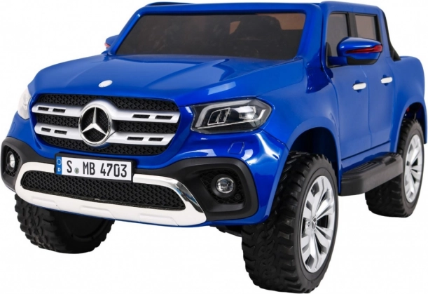 Elektrisches Kinderauto MERCEDES-BENZ X‑Class 4x4 – lackiert, blau