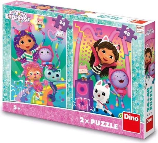 Kinderpuzzle Disco-Party 24+48 Teile