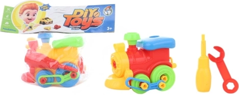 Schraubbare Kunststoff-Lokomotive für Kinder