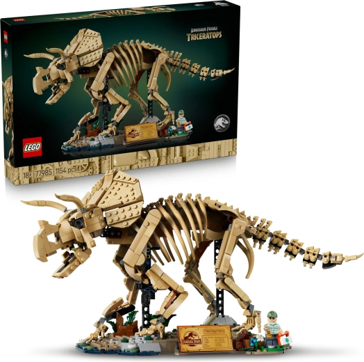 LEGO Jurassic World Dinosaurierskelett: Triceratops