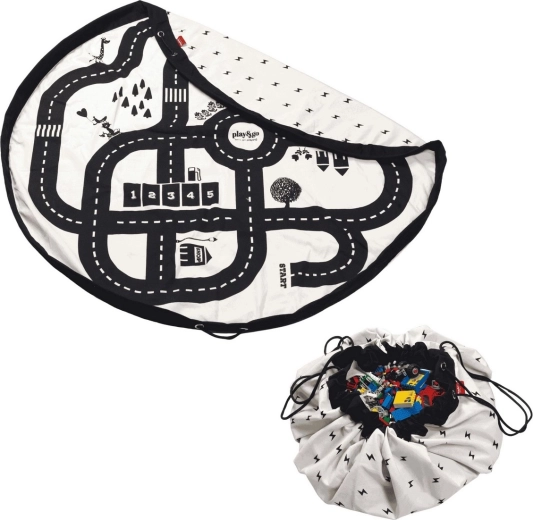 Play&Go Noomad Original Spieldecke und Spielzeugsack Roadmap