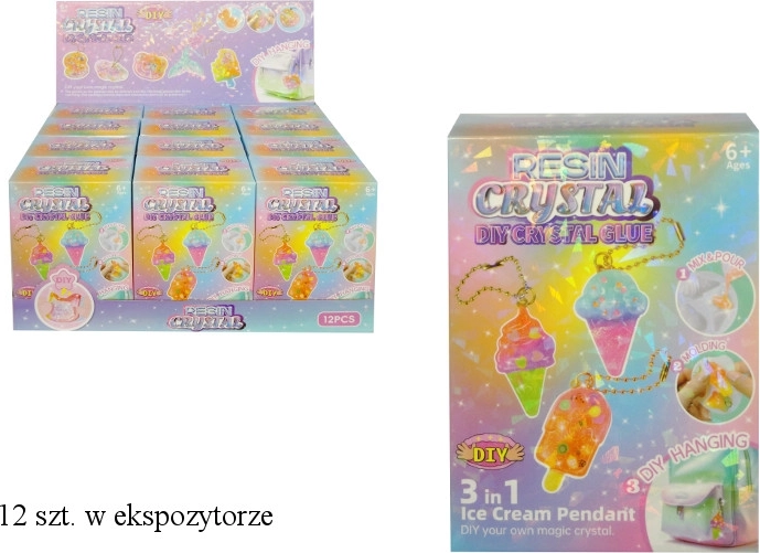 Kreativset zur Herstellung von Gel-Anhängern aus Harz