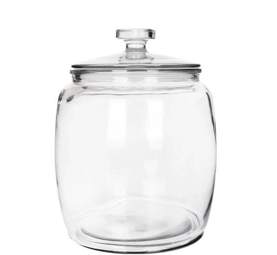 Glasbehälter 4 l mit Deckel und Dichtung